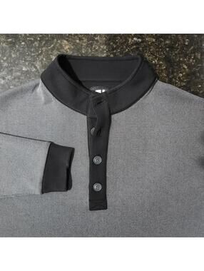 Footjoy 1/4 Button Henley Performance Stretch Golf Pullover Sweatshirt Medium